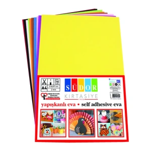 SÜDOR SK17 EVA 20X30 CM 10 RENK YAPIŞKANLI