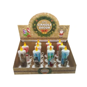 TAROS 2840 VİNTAGE LABEL IŞIKLI MUMLUK ORTA BOY