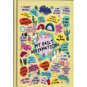 DEFFTER POSITIVE / MY DAILY AFFIRMATIONS SERT KAPAK A5 ÇİZGİLİ DEFTER 96 YP