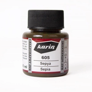 KARİN HAT MÜREKKEBİ SEPYA 605 45ml.