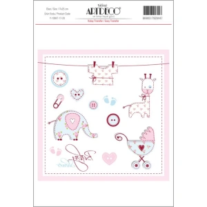 ARTDECO KOLAY TRANSFER 17X25CM DESEN NO:20