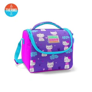 CORAL HIGH 11704 MOR PEMBE DESENLİ THERMO BESLENME ÇANTASI