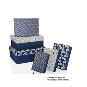 GIPTA KIO DİKDÖRTGEN HEDİYE KUTUSU BX7587 A 120x180x70mm - TEKLİ