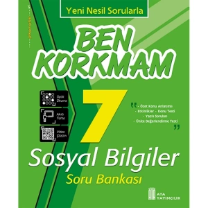 ATA 7. SINIF BEN KORKMAM SOSYAL BİLGİLER SORU BANKASI
