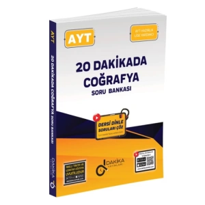 DAKİKA AYT 20 DAKİKADA COĞRAFYA SORU BANKASI