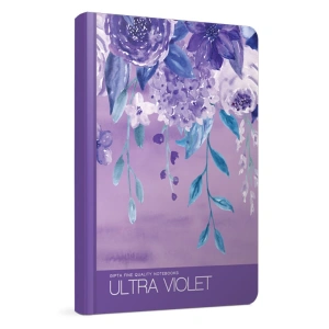 GIPTA ULTRA 13X21 VIOLET İPLİK DİKİŞ FLEXI KAPAK 120 YP ÇİZGİSİZ DEFTER