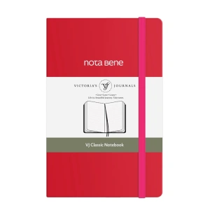 VICTORIAS JOURNALS NOTE BENE 9242 CLASSIC NOTEBOOK ESNEK KAPAK 9x14cm 70gr.400 SYF. ÇİZGİLİ DEFTER FUŞYA