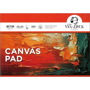 VAN DYCK VDCP-2535 CANVAS PAD / TUVAL BEZİ 25X35 280 GR. 10 YP