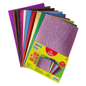 BU-BU EV0038 SİMLİ YAPIŞKANLI EVA 20X30CM 10 RENK