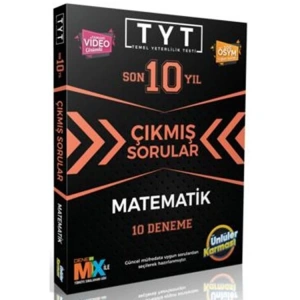 ÜNLÜLER KARMASI TYT MATEMATİK SON 10 YIL ÇIKMIŞ SORULAR 10 DENEME
