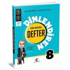 EKERTEST 8.SINIF DİN KÜLTÜRÜ VE AHLAK BİLGİSİ DİNLENDİREN DEFTER KONU ANLATIMLI