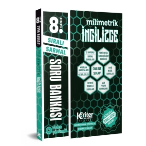 KRİTER AKADEMİ 8.SINIF İNGİLİZCE SORU BANKASI