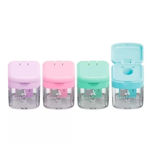 FABER CASTEL MİNİBOX TEK GÖZLÜ HAZNELİ KALEMTRAŞ PASTEL