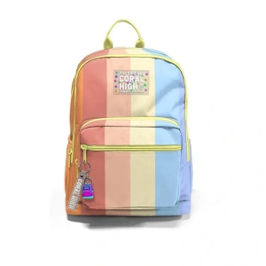 CORAL HIGH 23680 KIDS RENKLİ ÇİZGİLİ DÖRT BÖLMELİ SIRT ÇANTASI