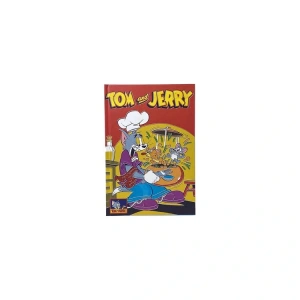MACMUG YPK-382256 TOM&JERRY CHEF TOM SERT KAPAK 96 YP ÇİZGİLİ DEFTER