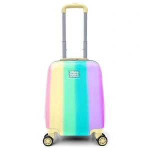 CORAL HIGH 16786 MİNİ RENKLİ ÇİZGİLİ KABİN BOY VALİZ