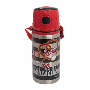 MINNIE MOUSE 42090 PİPETLİ ÇELİK MATARA (SULUK) 500ML