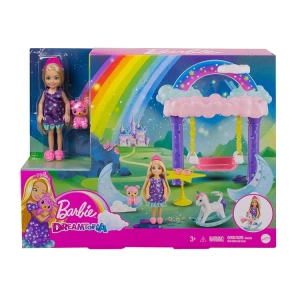 MATTEL GTF48/GTF50 BARBİE DREAMTOPIA CHELSEA VE EĞLENCELİ DÜNYASI OYUN SETİ