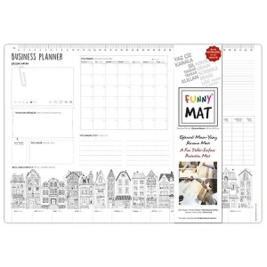 AKADEMİ ÇOCUK - FUNNY MAT - ÇALIŞMA MASAM (BUSINESS PLANER) 48x33,5cm