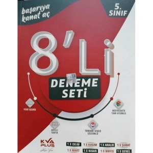 KORAY VAROL AKADEMİ 5. SINIF TÜM DERSLER 8Lİ DENEME SETİ