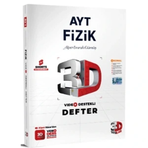 3D AYT FİZİK VİDEO DESTEKLİ DEFTER