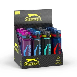 YAYGAN SLAZENGER ŞEFFAF MATARA (500ML)