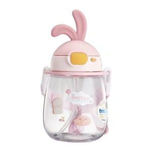 SHOTAY RABBIT PİPETLİ ASKILI TRİTAN MATARA 7008 600 ML