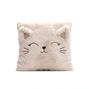 MOONTOYS PELUŞ KARE KEDİ YASTIK 28 CM