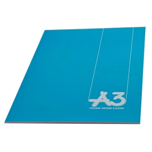 BAYINDIR MİLİMETRİK TEKNİK RESİM BLOKNOT A3 MAVİ 36 YP.