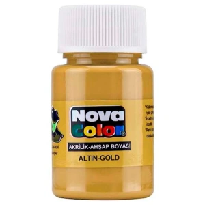 NOVA COLOR ALTIN 30 CC ŞİŞE AKRİLİK BOYA