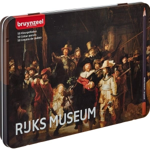 BRUYNZEEL RUKS MUSEUM KURU BOYA KALEM SETİ 50Lİ METAL KUTU - B63012050