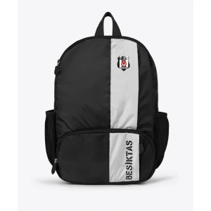 ME BEŞİKTAŞ 24340 GRİ ŞERİT SIRT ÇANTASI SİYAH