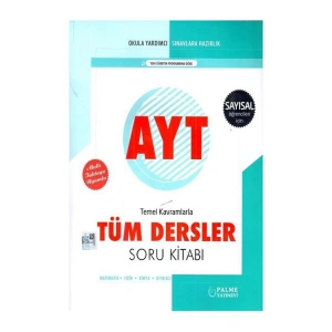 PALME AYT SAYISAL TEMEL KAVRAMLARLA TÜM DERSLER SORU KİTABI