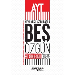 ANKARA YAY. AYT YESİL NESİL  EŞİT AĞIRLIK -SÖZEL DENEME