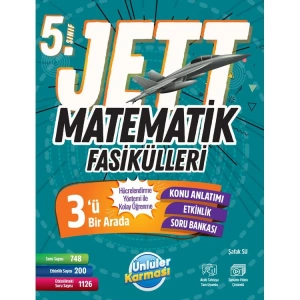 ÜNLÜLER KARMASI 5. SINIF JETT MATEMATİK FASİKÜLLERİ