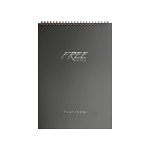 KESKİN FREE PLATİNUM PP KAPAK SPİRALLİ BLOKNOT A5 80 YP. ÇİZGİLİ