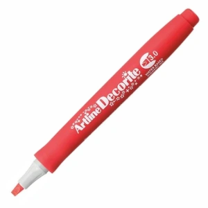 ARTLINE EDF-3 DECORITE 3.0mm KESİK UÇ MARKER RED