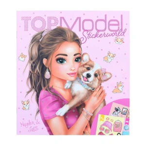 TOP MODEL STICKER DÜNYASI DEFTERİ CORGI