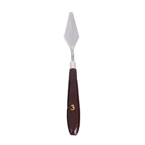 CEOART METAL SPATULA TEKLİ NO:3 ( BOYALI AHŞAP) CEO-SN0007