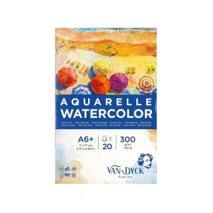 VAN DYCK VD10009 SULUBOYA BLOK 11x17 CM A-6+ 300GR 20 YP YAPIŞKANLI