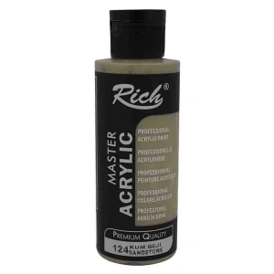 RİCH AKR-120-124 AKRİLİK BOYA 120 CC KUM BEJİ