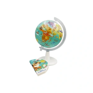 GÜRBÜZ 48251 20 CM WILD WORLD GLOBE + BOOK + USB IŞIKLI KÜRE