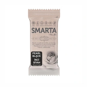 SMARTA MODELLEME KİL HAMURU 60 GR NO:30 METALİK SİYAH İNCİ (PEARL BLACK)