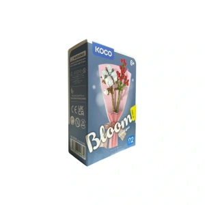 SUNMAN KOCO NO.01026 BLOOM BOUTIQUE FLOWER SERİSİ 02- BUKET ÇİÇEK LEGO YAPIM SETİ 160 PARÇA 6+