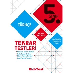 TUDEM 5. SINF BLOKTEST TÜRKÇE TEKRAR TESTLERİ