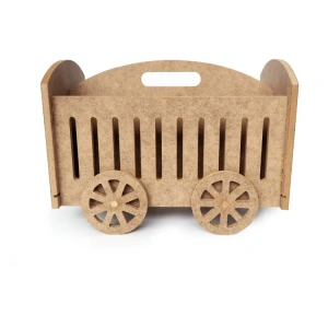 TEKNOPOİNT AHŞAP HOBİ SPT19 TEKERLEKLİ SOSLUK