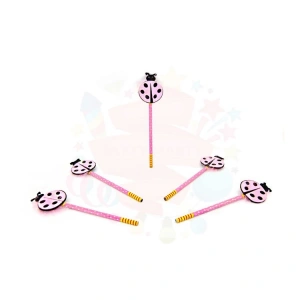 NEDİ KURŞUN KALEM KEÇEDEN UĞUR BÖCEKLİ PEMBE 25201P