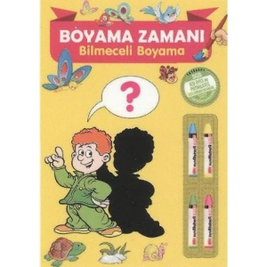 BOYAMA ZAMANI BİLMECELİ BOYAMA