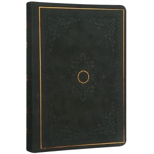 VICTORIAS JOURNALS 1184 VINTAGE OLD BOOK 12x17cm 80gr.128YP. ÇİZGİLİ DEFTER MAT SİYAH