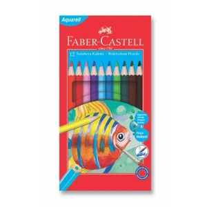 FABER CASTELL REDLINE AQUARELL KURU BOYA  12 RENK